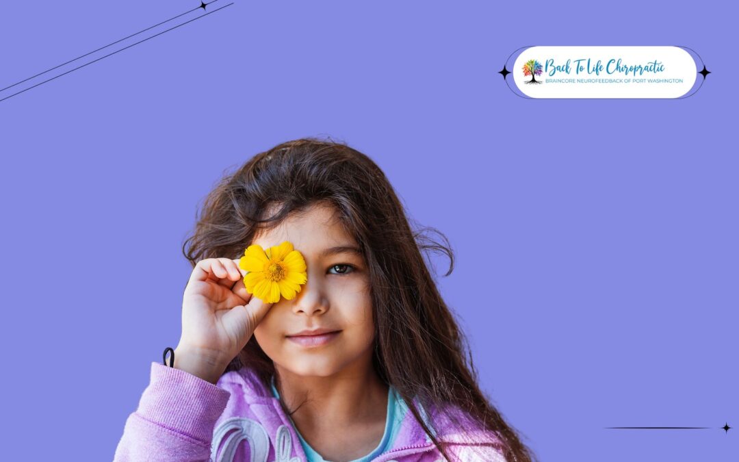 Nutrition and ADHD symptom management concept emphasizing the connection between diet and brain health.